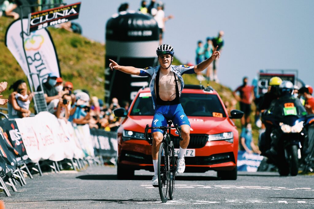 Remco Evenepoel vyhral 3. etapu Vuelta a Burgos