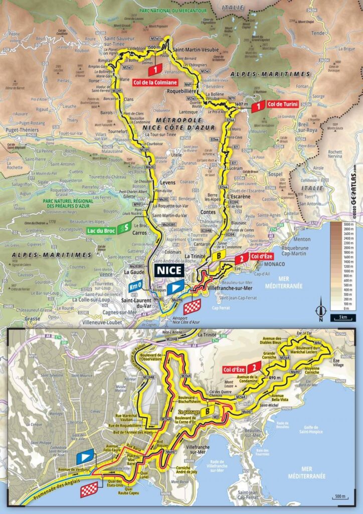 2. etapa Tour de France 2020 trasa
