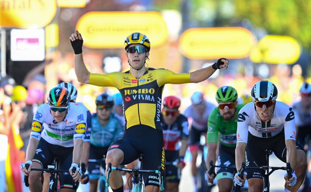 Wout van Aert 5. etapa Tour de France 2020 Sam Bennett piaty