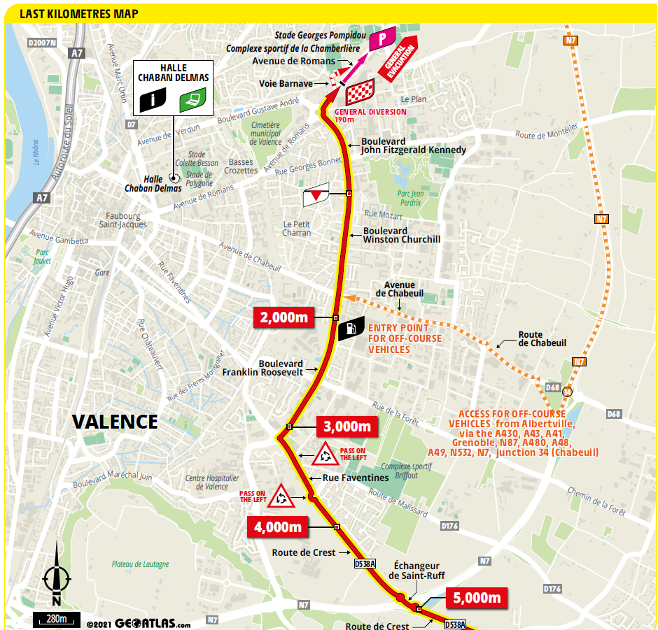 10. etapa na Tour de France 2021 posledné kilometre šprint
