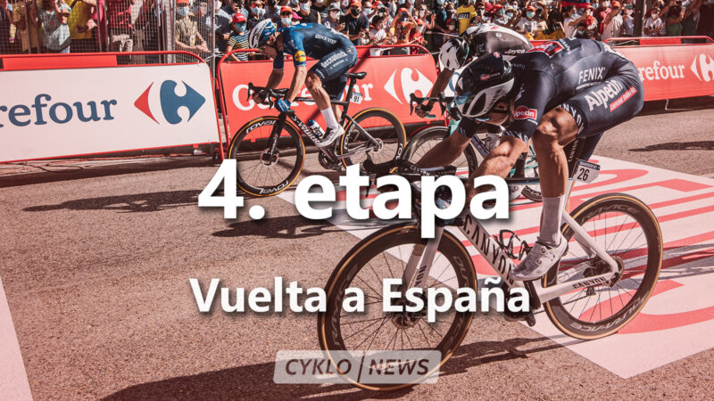 4. etapa La Vuelta a Espaňa 2021 profil trasa